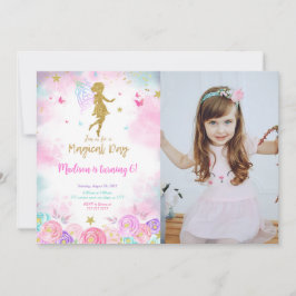 Convites Dia Mágico, Foto de Festa de aniversário Fada