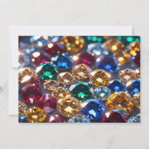 Convites Diamantes De Muitas Cores