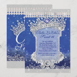 Convites Diamantes e Bling Sweet 16 Quince Invtions