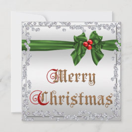 Convites Diamantes glamourosos e Arco de Cinzas Silky Natal