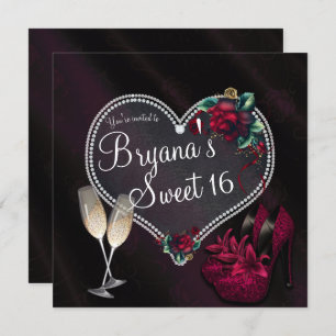 Convites Diamantes Pérolas Negras Altas Altas Alturas Doce