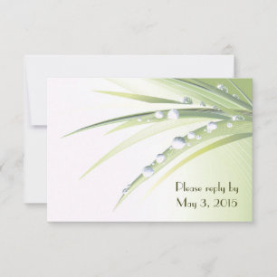 Convites Diamond Dew Drop RSVP