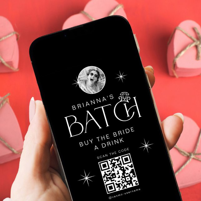 Convites Diamond Ring Bachelorette Comprar Noiva a Bebida (Criador carregado)