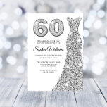 Convites Diamond Sparkle Dress Womans 60ª Festa de aniversá<br><div class="desc">Diamond Sparkle Dress Womans 60ª Variações de Convite de aniversário para o convite e itens correspondentes na nossa loja</div>