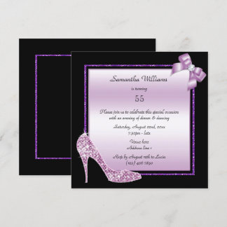 Convites Diamond Stiletto e Romanichel Arco Aniversário