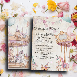 Convites Diário Adorável com 11 de Animais