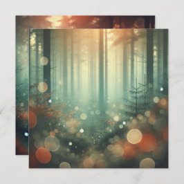 Convites Diário da Floresta Autóctone Imprimível