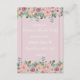 Convites Dias de os namorados Estilo de Grupo Floral Convit