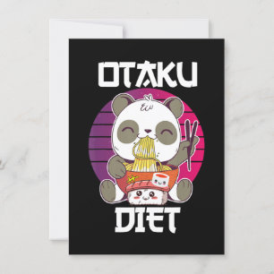 Convites Dieta Otaku Ruanda Ramen Sushi Manga CosplayOotaku