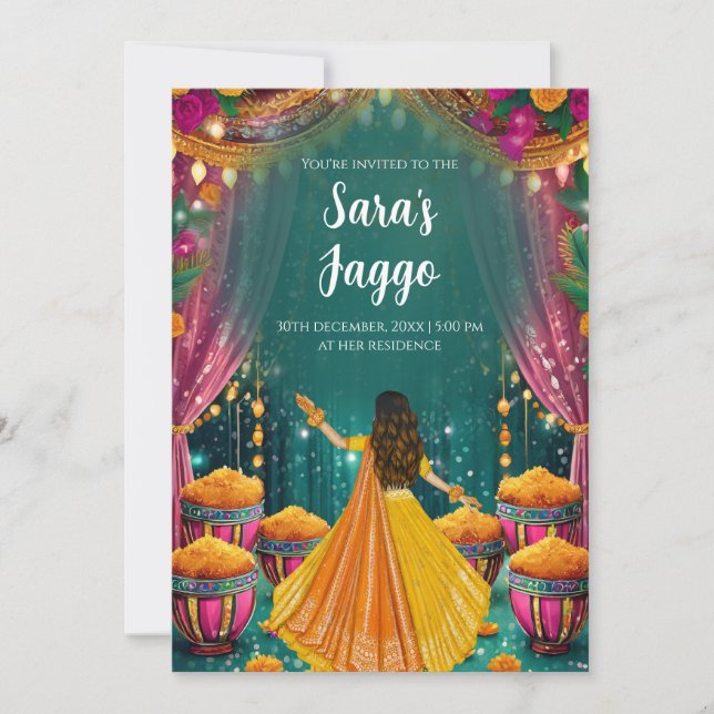 Convites digitais Jaggo convites Jago (Frente)