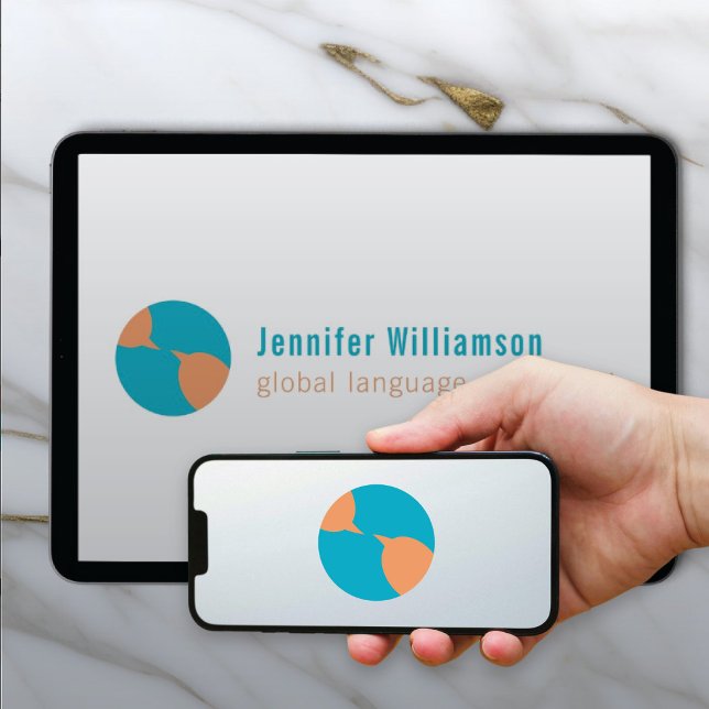 Convites Digital Download | Global Communication card (Criador carregado)