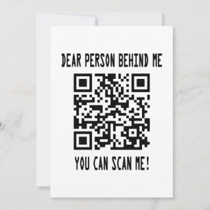 Convites Digitalize-me o código QR para um impulso motivaci