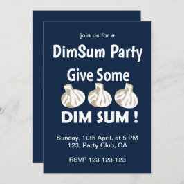 Convites Dim Sum Party