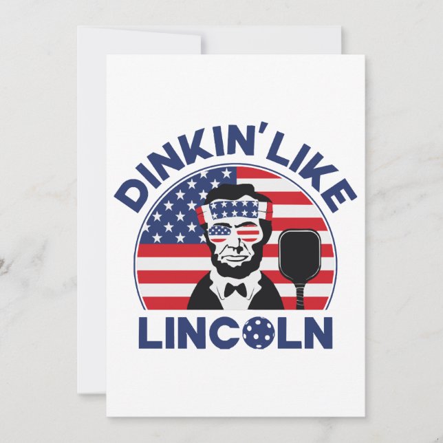 Convites Dinkin Como Lincoln (Frente)