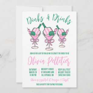 Convites Dinks e Bebidas! Chá de panela de Espelho