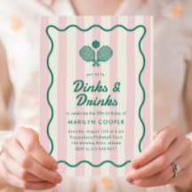 Dinks e Festas de aniversário de Bebidas de Pickle