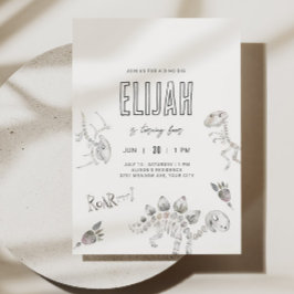 Convites Dino Dig Birthday