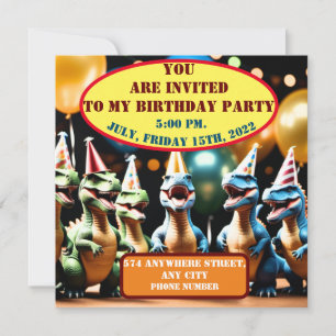 Convites Dino Mighty II