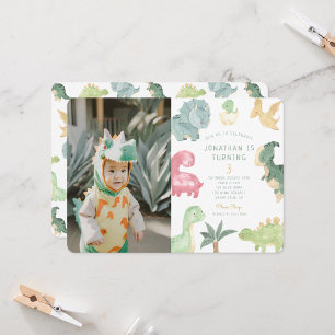 Convites Dino Party Dino mite Foto Aniversário