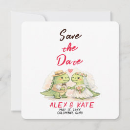 Convites Dino Wedding Save the Date 