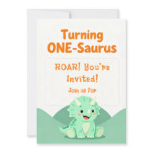 Dinosaur Birthday Party Invitation