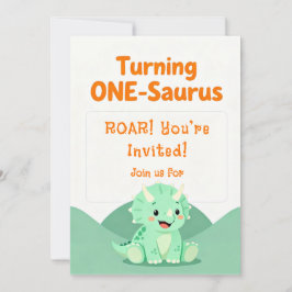 Convites Dinosaur Birthday Party Invitation
