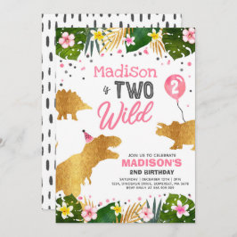 Convites Dinossaur Aniversário Convide Dois Festa de Dinoss