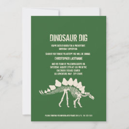 Convites Dinossaur Dig Birthday