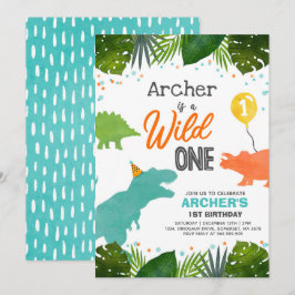 Convites Dinossauro Aniversário Convidar Um Partido Dinossa