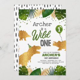 Convites Dinossauro Aniversário Convidar Um Partido Dinossa