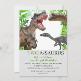 Convites Dinossauros Jurássico Idade Branca