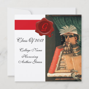 CONVITES DIPLOMA DE FORMATURA DO BIBLIOTECÁRIO SELADO COM L