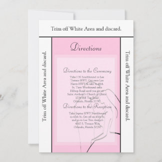 Convites Direções 3.5x6 Noções básicas da placa e ponto alt