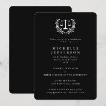 Direito preto-branco Qualificações Laurel Wreath