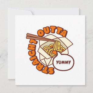 Convites Direto do Yummy Ramen Noodles