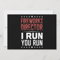 Diretor de Fogos de Artifício Eu Corro Você Corre