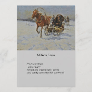 Convites Dirigido de Cavalo na Polônia