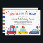 Convites Dirija pela Parada de Festa de aniversário do Kid<br><div class="desc">Dirigir pelo convite para desfile de Festa de aniversário do Kid</div>