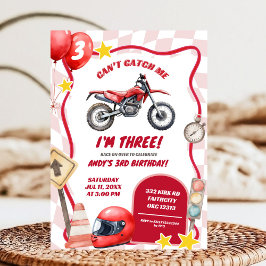 Convites Dirt Bike Birthday Invitation