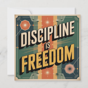 Convites Disciplina É Liberdade