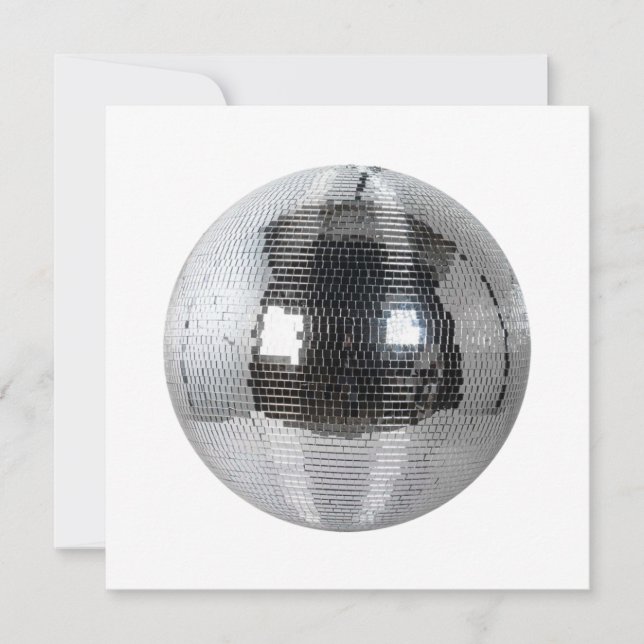 Convites disco ball (Frente)