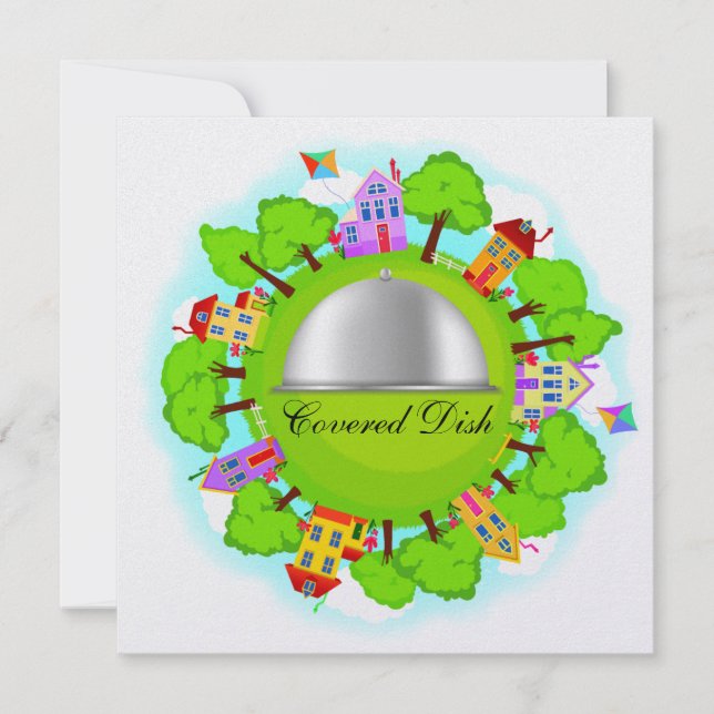 Convites Disco coberto - Evento de vizinhança - SRF (Frente)