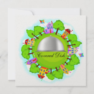 Convites Disco coberto - Evento de vizinhança - SRF