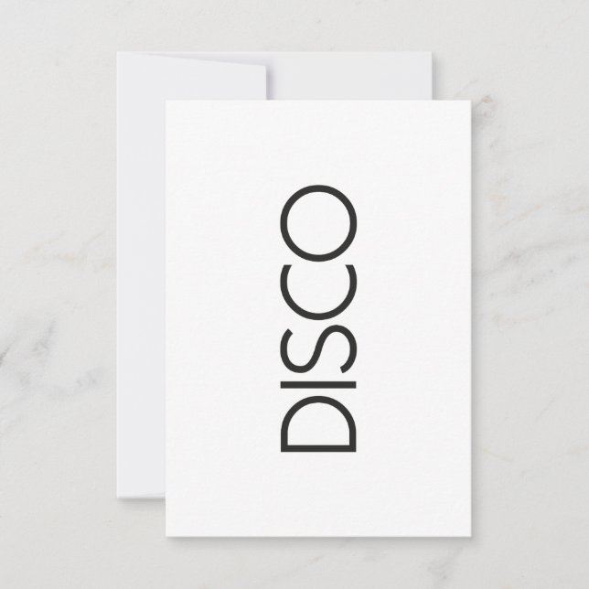 Convites DISCO Dancing (Frente)