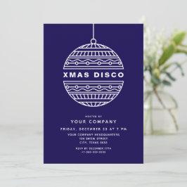 Convites Disco de Natal com Baile de Natal