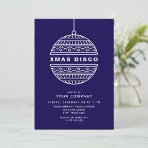 Convites Disco de Natal com Baile de Natal