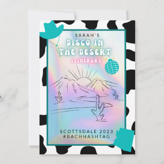Convites "Disco no Deserto" Itinerário de Bach em Scottsdal