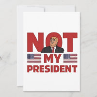 Discurso de inauguração anti Trump Não é meu Presi