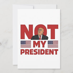 Convites Discurso de Inauguração Anti Trump Não é Meu Presi