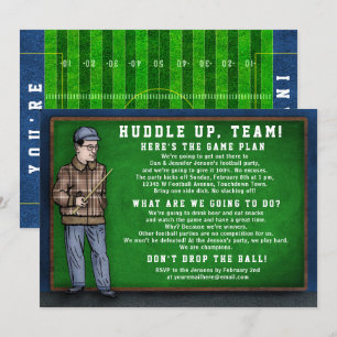 Convites Discurso engraçado do treinador no dia do jogo de 